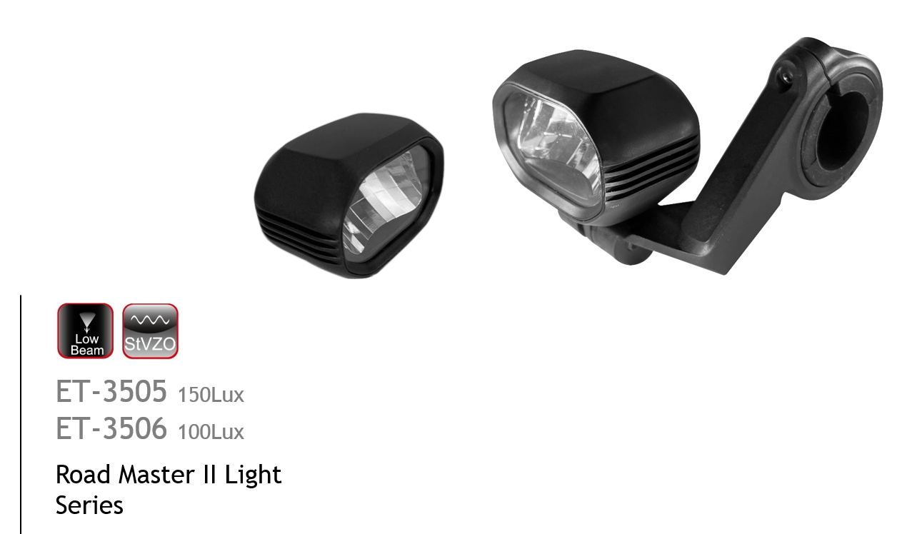 150lux Road Master II E-Bike Front Light (StVZO)